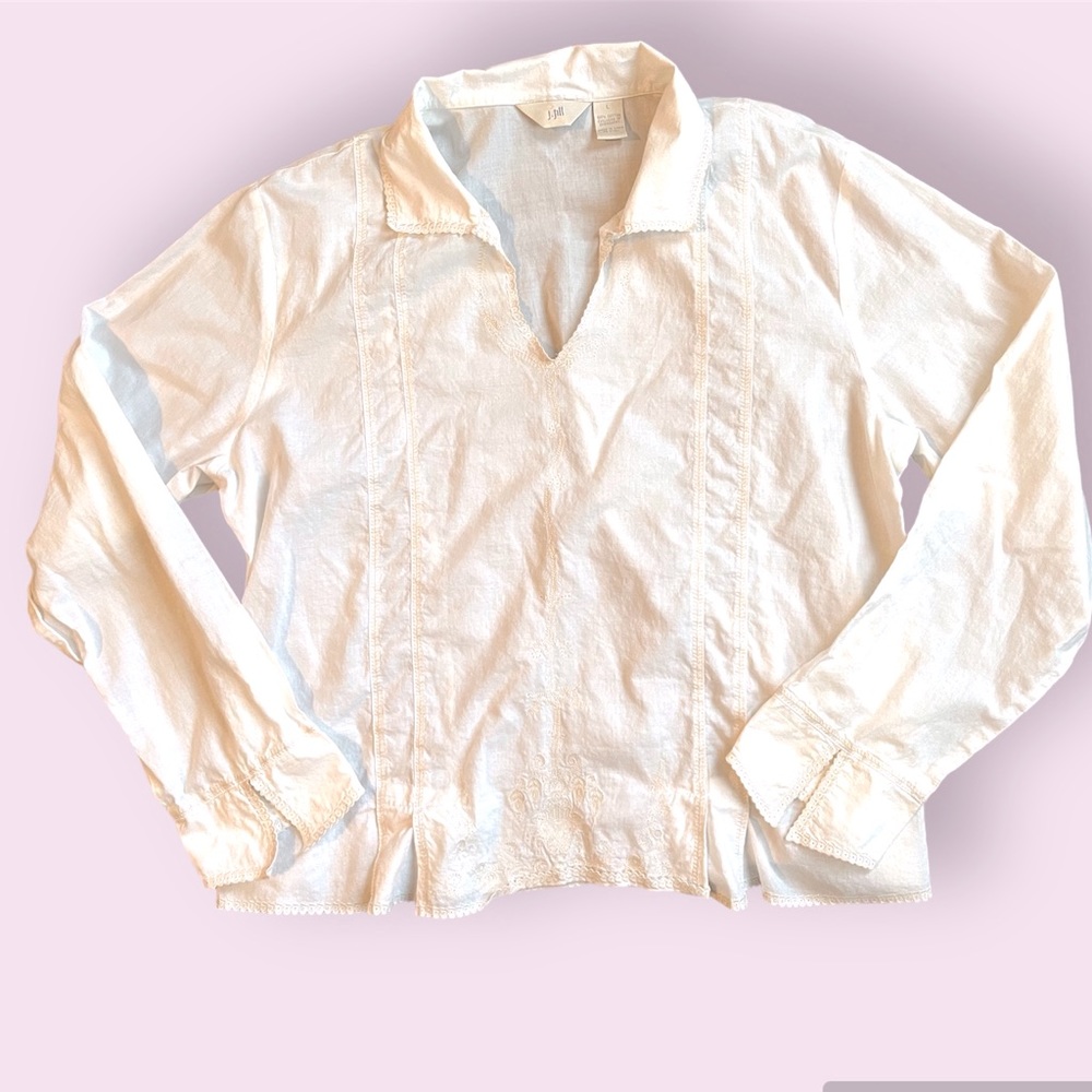 J. Jill White Blouse